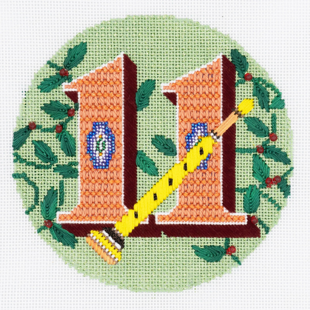 12 Days Of Christmas Day 11 Wipstitch Needleworks LLC 12-days-of-christmas-day-11-wipstitch-needleworks-llc
