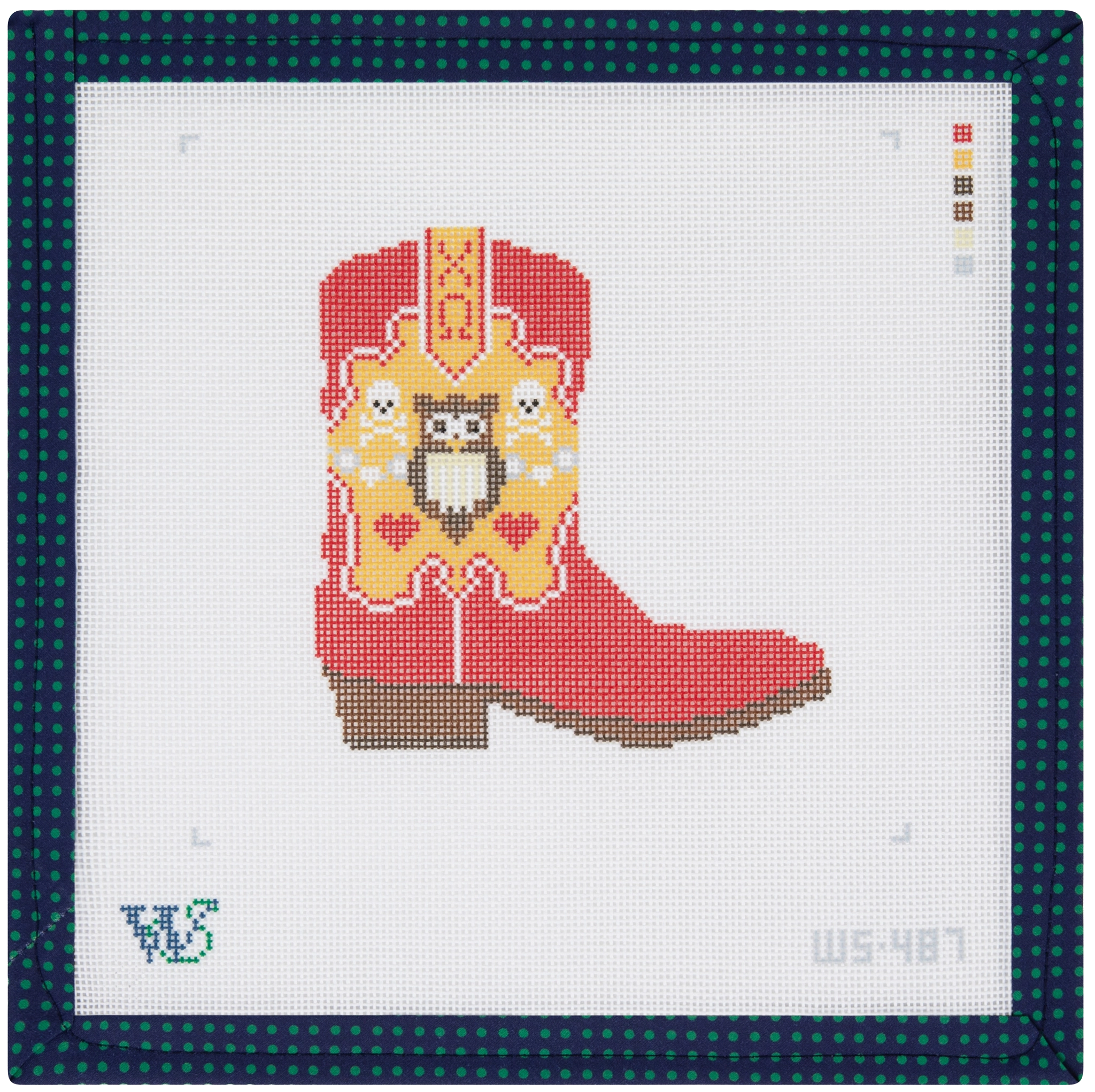 Chi Omega Boot – Wipstitch