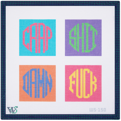 Colorblock Dirty Coasters