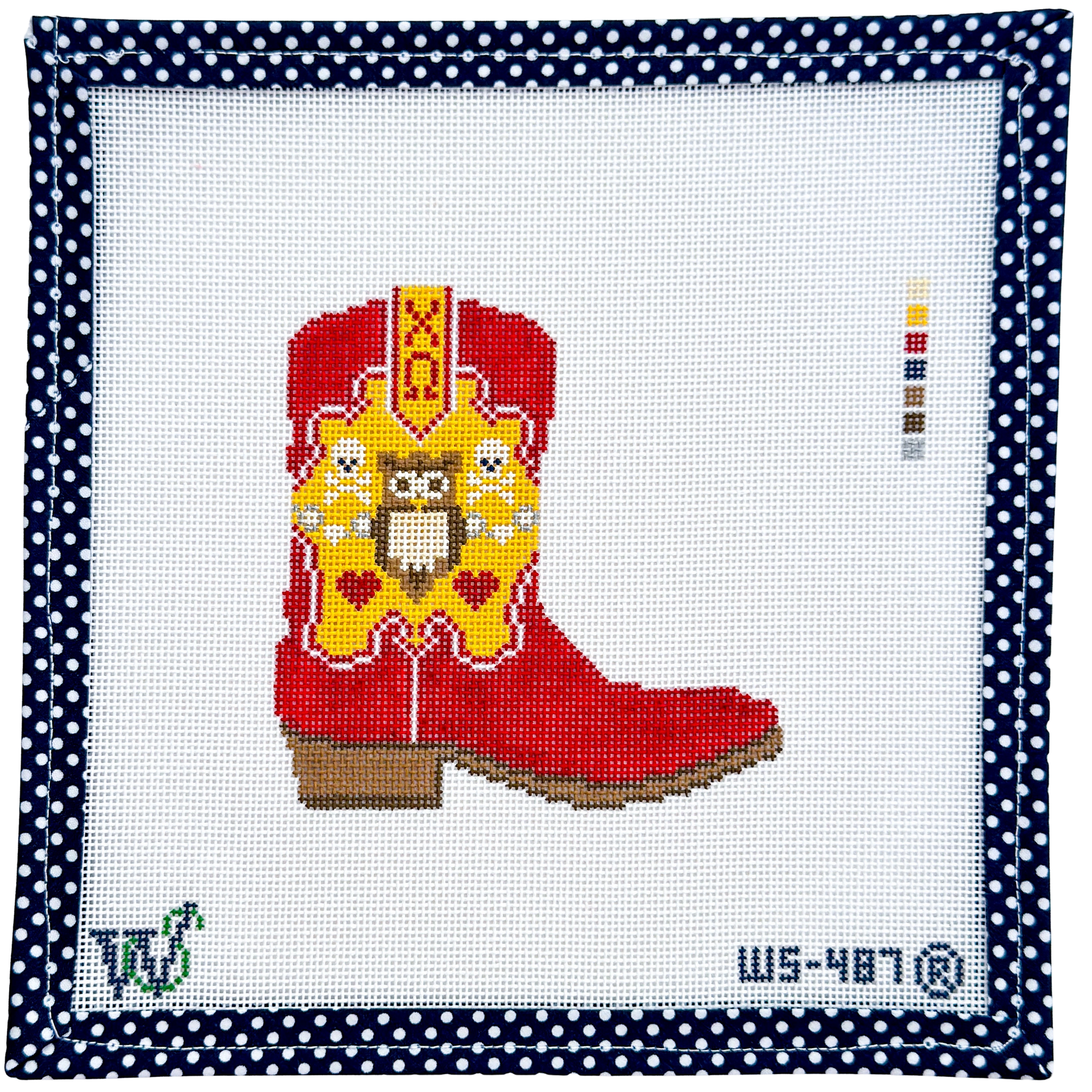 Chi Omega Boot – Wipstitch