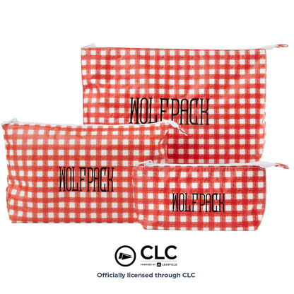 NC State  Tyvek® Zipper Pouches