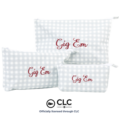 Texas A&M Tyvek® Zipper Pouches